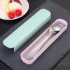 3pcs Portable Cutlery Set With Storage Box