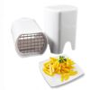 1pc Potato Fries 44 Grid Cut Potato Quick Stainless Steel French Cut French Fries Kitchen Utensils; White