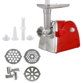 Household Kitchen Appliance Stand Mixers Meat Grinder (Color: Red, Type: Food Processor)