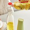 1pc Oil Pot Oil Bottle Household Kitchen Oil Bottle Oil Tank Automatic Opening And Closing Seasoning Bottle 9.31*2.85in