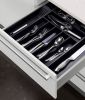 Adjustable Expandable Kitchen Utensils Drawer Organizer  For Bamboo Flatware Organizer