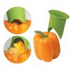 1pc/Pack; Green Peppers; Tomatoes; Fruit And Vegetable Corer