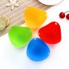 1pc Silicone Egg Cooker; Kitchen Cooking Tool 2.55x3.54inch