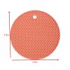 1pc/4pcs Random Honeycomb Shaped Mat; 6.7inch; Non-slip Dining Table Mat; Insulated Kitchen Mat