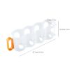 1pc Portable Can Organizer For Refrigerator Shelf Beer Can Holder Fridge Storage Sliding Rack Clear Plastic Storage Containers For Food