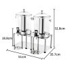 8L New Stainless Home/Commercial Restaurant Beverage Drink Dispenser w/Faucet