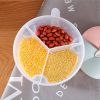 1 Pc Food Storage Box; Sealed Storage Container BPA Free Plastic Cereal Dispenser; Large Kitchen Storage Container With Lid And Compartment For Cereal