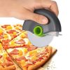 1pc Stainless Steel Round Wheel Cutter With Lid For Cake; Bread; And Pies - Kitchen Baking Tool With Roulette Roller; Suitable For Home Kitchen Baking